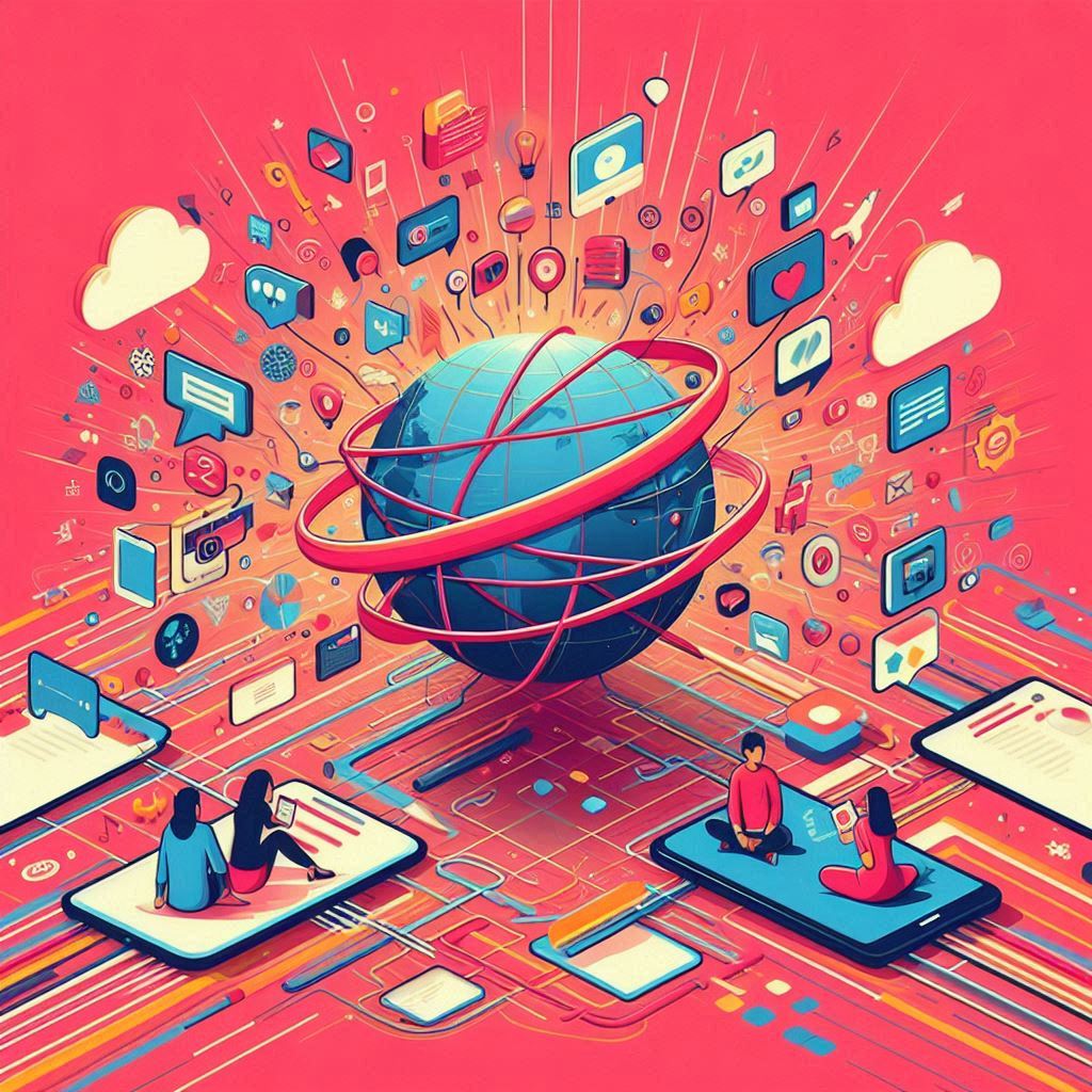 Ilustrasi red string theory