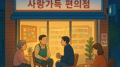 Ilustrasi Minimarket Penuh Kasih Sayang