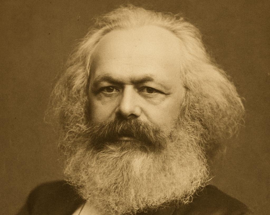 Materialisme Dialektika, Karl Marx (Sumber: AI)