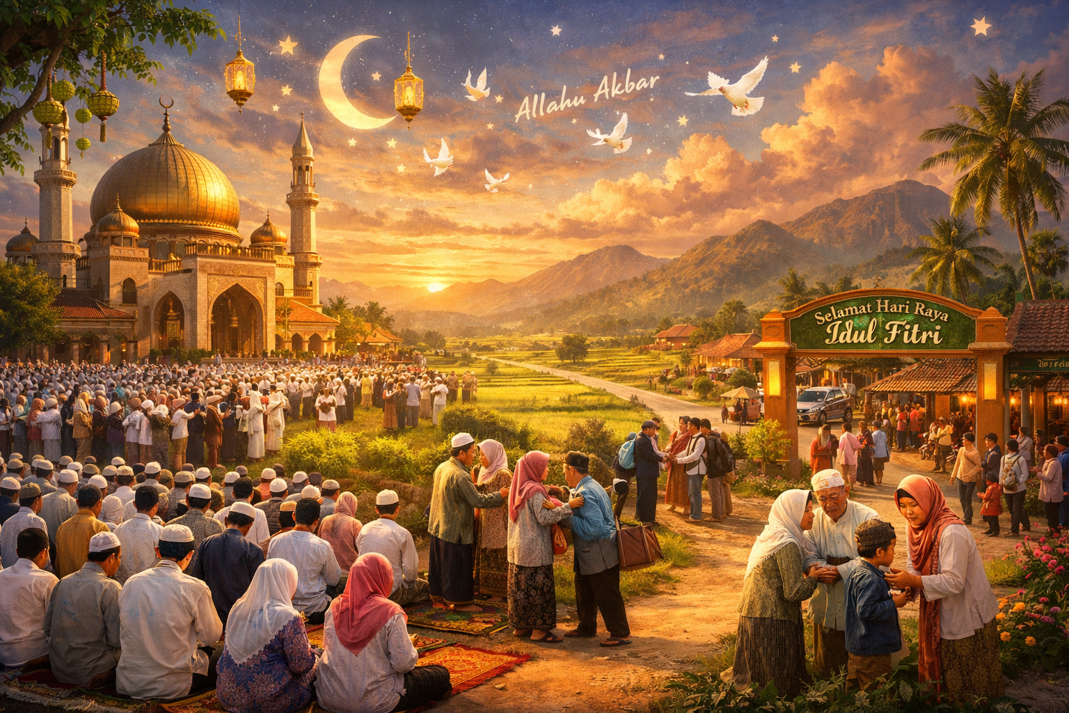 IDUL FITRI & JALINAN KEMANUSIAAN