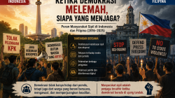 Ketika Demokrasi Melemah, Siapa yang Menjaga? Belajar dari Indonesia dan Filipina
